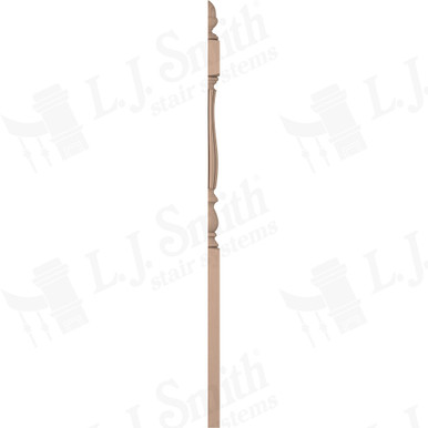 L.J. Smith 3-1/4" Half Long Utility Newel · LJB-3942 1/2-M — stair parts selection with LeviArs Design & Remodeling