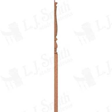 L.J. Smith 3-1/4" Half Long Utility Newel · LJF-3914 1/2-O — stair parts selection with LeviArs Design & Remodeling