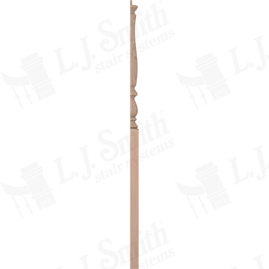 L.J. Smith 3-1/4" Half Long Utility Newel · LJP-3914 1/2-B — stair parts selection with LeviArs Design & Remodeling