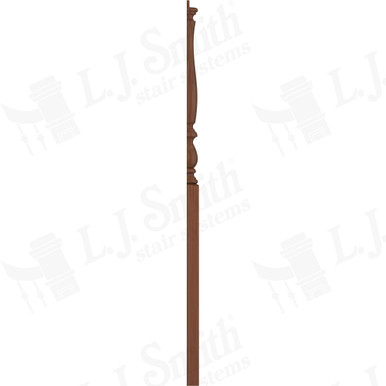 L.J. Smith 3-1/4" Half Long Utility Newel · LJP-3914 1/2-C — stair parts selection with LeviArs Design & Remodeling