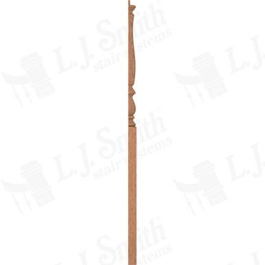 L.J. Smith 3-1/4" Half Long Utility Newel · LJP-3914 1/2-O — stair parts selection with LeviArs Design & Remodeling
