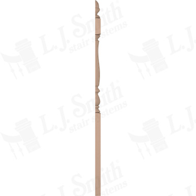 L.J. Smith 3-1/4" Half Long Utility Newel · LJP-3942 1/2-M — stair parts selection with LeviArs Design & Remodeling