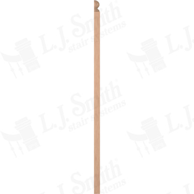 L.J. Smith 3-1/4" Half Second Floor Landing Newel · LJ-4005RT 1/2-H — stair parts selection with LeviArs Design & Remodeling