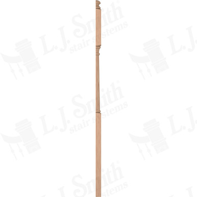 L.J. Smith 3-1/4" Half Second Floor Landing Newel · LJ-4045 1/2-H — stair parts selection with LeviArs Design & Remodeling