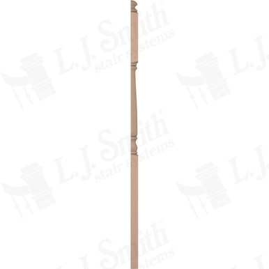 L.J. Smith 3-1/4" Half Second Floor Landing Newel · LJ-4185 1/2-M — stair parts selection with LeviArs Design & Remodeling