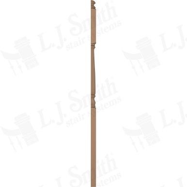 L.J. Smith 3-1/4" Half Second Floor Landing Newel · LJ-4185 1/2-P — stair parts selection with LeviArs Design & Remodeling