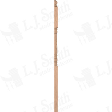 L.J. Smith 3-1/4" Half Second Floor Landing Newel · LJ-4503 1/2-H — stair parts selection with LeviArs Design & Remodeling