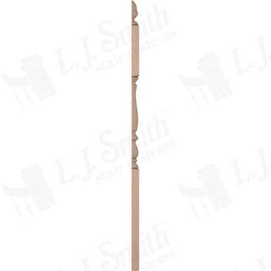 L.J. Smith 3-1/4" Half Second Floor Landing Newel · LJP-3945 1/2-M — stair parts selection with LeviArs Design & Remodeling