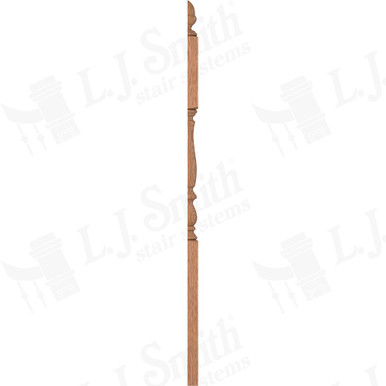 L.J. Smith 3-1/4" Half Second Floor Landing Newel · LJP-3945 1/2-O — stair parts selection with LeviArs Design & Remodeling