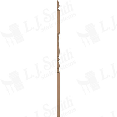 L.J. Smith 3-1/4" Half Second Floor Landing Newel · LJP-3945 1/2-P — stair parts selection with LeviArs Design & Remodeling