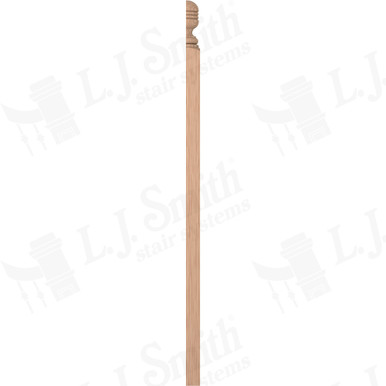 L.J. Smith 3-1/4" Half Short Utility Newel · LJ-4004SCR1/2-H — stair parts selection with LeviArs Design & Remodeling