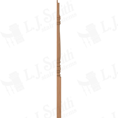 L.J. Smith 3-1/4" Half Short Utility Newel · LJ-4270 1/2-AL — stair parts selection with LeviArs Design & Remodeling