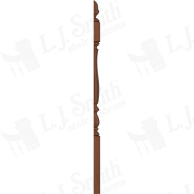 L.J. Smith 3-1/4" Half Short Utility Newel · LJB-3940 1/2-C — stair parts selection with LeviArs Design & Remodeling