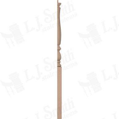 L.J. Smith 3-1/4" Half Short Utility Newel · LJF-3910 1/2-M — stair parts selection with LeviArs Design & Remodeling