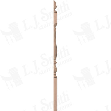 L.J. Smith 3-1/4" Half Short Utility Newel · LJF-3940 1/2-B — stair parts selection with LeviArs Design & Remodeling