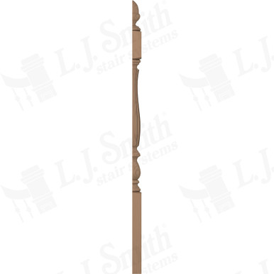 L.J. Smith 3-1/4" Half Short Utility Newel · LJF-3940 1/2-P — stair parts selection with LeviArs Design & Remodeling