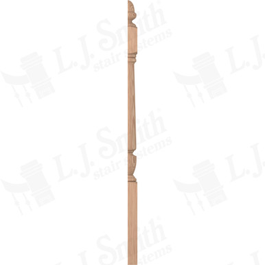 L.J. Smith 3-1/4" Half Short Utility Newel · LJP-3040 1/2-H — stair parts selection with LeviArs Design & Remodeling