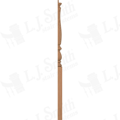 L.J. Smith 3-1/4" Half Short Utility Newel · LJP-3910 1/2-AL — stair parts selection with LeviArs Design & Remodeling