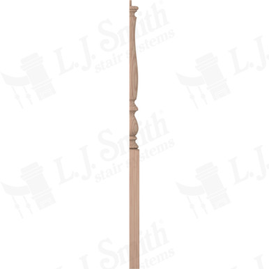 L.J. Smith 3-1/4" Half Short Utility Newel · LJP-3910 1/2-B — stair parts selection with LeviArs Design & Remodeling