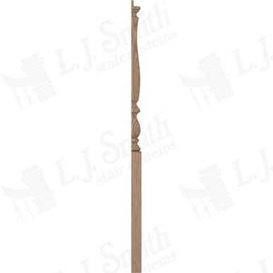 L.J. Smith 3-1/4" Half Short Utility Newel · LJP-3910 1/2-HK — stair parts selection with LeviArs Design & Remodeling