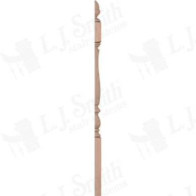 L.J. Smith 3-1/4" Half Short Utility Newel · LJP-3940 1/2-B — stair parts selection with LeviArs Design & Remodeling