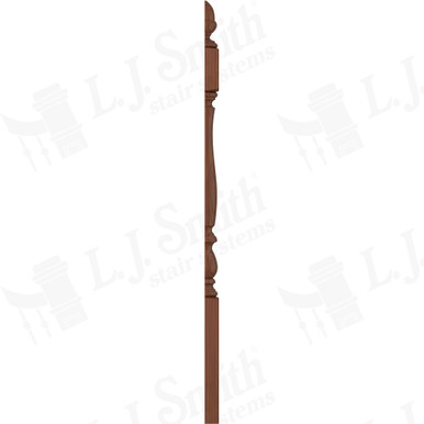 L.J. Smith 3-1/4" Half Short Utility Newel · LJP-3940 1/2-C — stair parts selection with LeviArs Design & Remodeling
