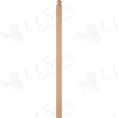 L.J. Smith 3-1/4" Intermediate Landing Newel · LJ-4006RT-H — stair parts selection with LeviArs Design & Remodeling
