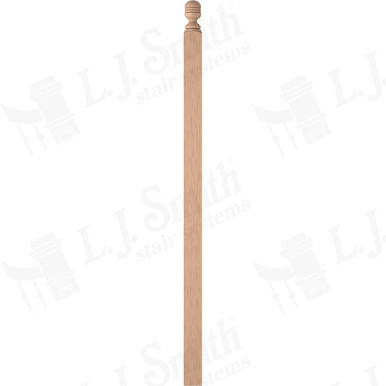 L.J. Smith 3-1/4" Intermediate Landing Newel · LJ-4006SCR-H — stair parts selection with LeviArs Design & Remodeling
