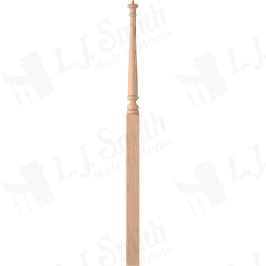 L.J. Smith 3-1/4" Intermediate Landing Newel · LJ-4017-H — stair parts selection with LeviArs Design & Remodeling
