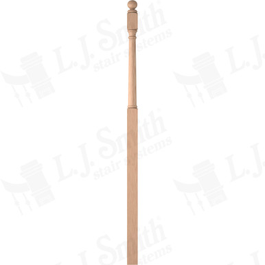 L.J. Smith 3-1/4" Intermediate Landing Newel · LJ-4058BT-H — stair parts selection with LeviArs Design & Remodeling
