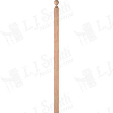 L.J. Smith 3-1/4" Intermediate Landing Newel · LJ-4106BT-H — stair parts selection with LeviArs Design & Remodeling