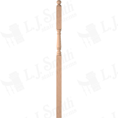 L.J. Smith 3-1/4" Intermediate Landing Newel · LJ-4156-H — stair parts selection with LeviArs Design & Remodeling