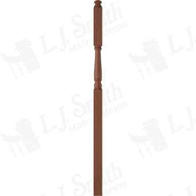 L.J. Smith 3-1/4" Intermediate Landing Newel · LJ-4186-C — stair parts selection with LeviArs Design & Remodeling
