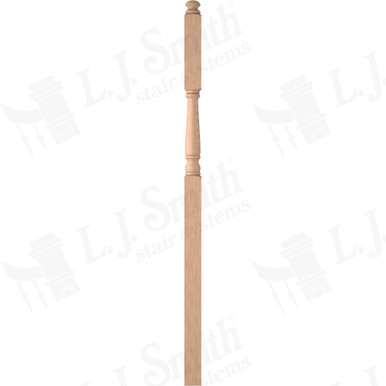 L.J. Smith 3-1/4" Intermediate Landing Newel · LJ-4186-H — stair parts selection with LeviArs Design & Remodeling