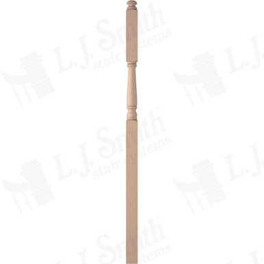 L.J. Smith 3-1/4" Intermediate Landing Newel · LJ-4186-M — stair parts selection with LeviArs Design & Remodeling