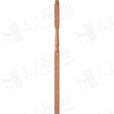 L.J. Smith 3-1/4" Intermediate Landing Newel · LJ-4186-O — stair parts selection with LeviArs Design & Remodeling
