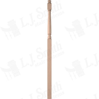 L.J. Smith 3-1/4" Intermediate Landing Newel · LJ-4198-B — stair parts selection with LeviArs Design & Remodeling