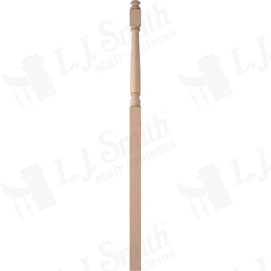 L.J. Smith 3-1/4" Intermediate Landing Newel · LJ-4198-M — stair parts selection with LeviArs Design & Remodeling