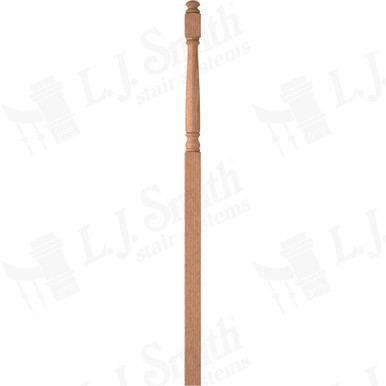 L.J. Smith 3-1/4" Intermediate Landing Newel · LJ-4198-O — stair parts selection with LeviArs Design & Remodeling