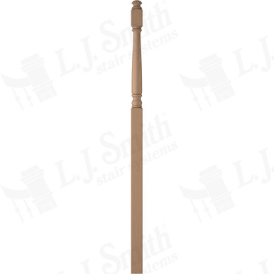 L.J. Smith 3-1/4" Intermediate Landing Newel · LJ-4198-P — stair parts selection with LeviArs Design & Remodeling