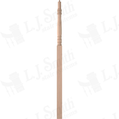 L.J. Smith 3-1/4" Intermediate Landing Newel · LJ-42788-B — stair parts selection with LeviArs Design & Remodeling