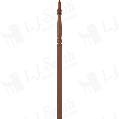 L.J. Smith 3-1/4" Intermediate Landing Newel · LJ-42788-C — stair parts selection with LeviArs Design & Remodeling