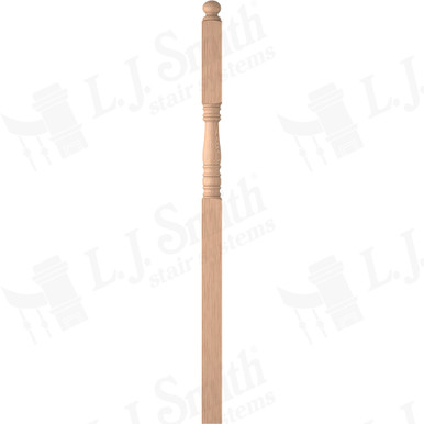 L.J. Smith 3-1/4" Intermediate Landing Newel · LJ-4505-H — stair parts selection with LeviArs Design & Remodeling
