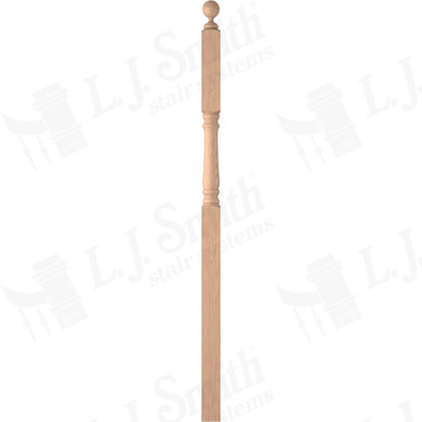L.J. Smith 3-1/4" Intermediate Landing Newel · LJ-4906-H — stair parts selection with LeviArs Design & Remodeling