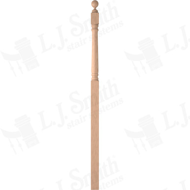 L.J. Smith 3-1/4" Intermediate Landing Newel · LJ-4998-H — stair parts selection with LeviArs Design & Remodeling