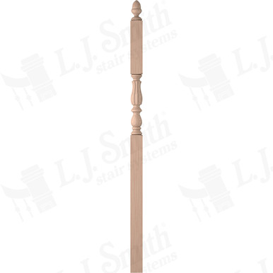 L.J. Smith 3-1/4" Intermediate Landing Newel · LJB-3946-B — stair parts selection with LeviArs Design & Remodeling