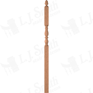 L.J. Smith 3-1/4" Intermediate Landing Newel · LJB-3946-O — stair parts selection with LeviArs Design & Remodeling