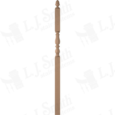 L.J. Smith 3-1/4" Intermediate Landing Newel · LJB-3946-P — stair parts selection with LeviArs Design & Remodeling