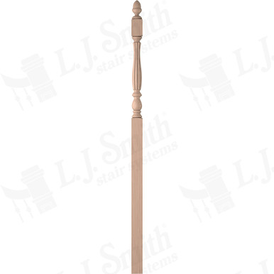 L.J. Smith 3-1/4" Intermediate Landing Newel · LJB-3958-B — stair parts selection with LeviArs Design & Remodeling