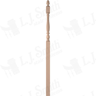 L.J. Smith 3-1/4" Intermediate Landing Newel · LJB-3958-M — stair parts selection with LeviArs Design & Remodeling